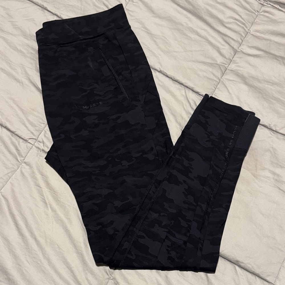 Alphalete Black Camouflage Joggers